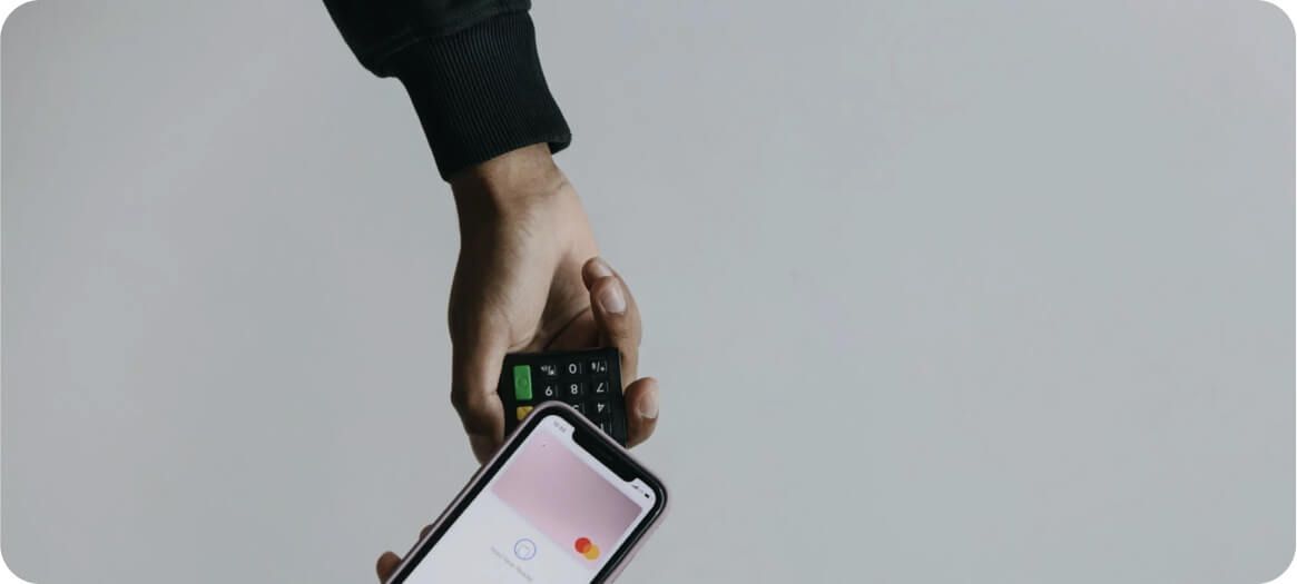 Contactless payment using a phone and card terminal